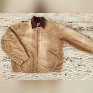 Vintage Perfect Fade Detroit Carhartt Canvas Jacket XL